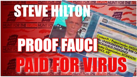 DR FAUCI PAID FOR WUHAN VIRUS STEVE HILTON FOX NEWS REVOLUTION