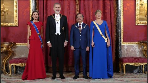 🎥🔴presidente en Cena de Gala ofrecida por SS.MM Don Felipe VI y Doña Letizia Ortiz, Reyes de España