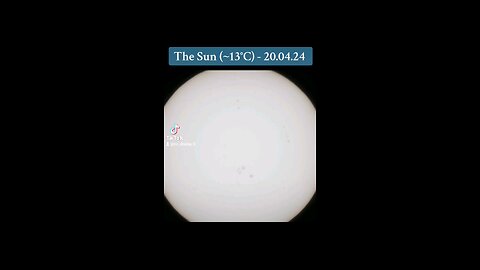 The Sun (~13°C) - 20.04.24