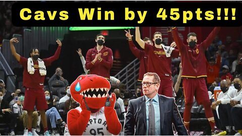 Cleveland Cavs Vs. Toronto Raptors 144-99|Cavs Fan Reacts