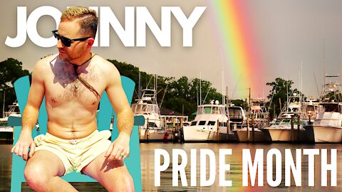 WE BUILT A BEACH IN THE BACKYARD - PRIDE MONTH | JOHNNY, #24