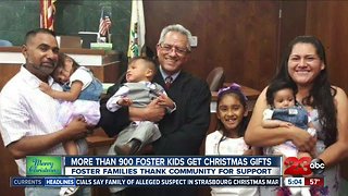 More than 900 foster care kids get Christmas gifts