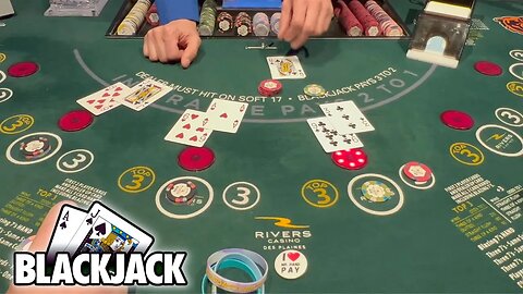 BLACKJACK $10K BUY-IN! Up To $2,200/HAND! Unreal Table Comeback