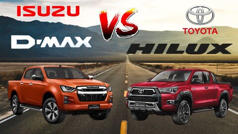 Toyota Hilux 2021 vs Isuzu D-Max Full Detail Comparison