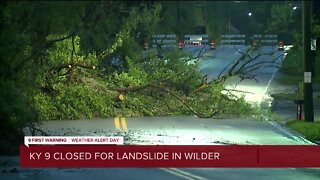 KY-9 closed due to landslide in Wilder