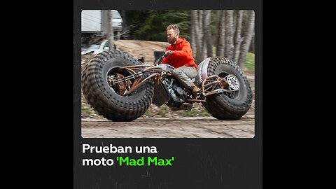 Ponen a prueba una moto creada al estilo ‘Mad Max’