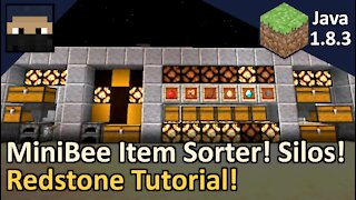 MiniBee Item Sorter and Silos! Minecraft Java 1.8.3! Tyruswoo Minecraft