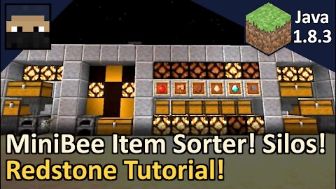 MiniBee Item Sorter and Silos! Minecraft Java 1.8.3! Tyruswoo Minecraft