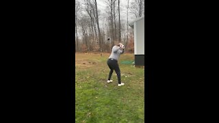 Exploding Golf Ball Christmas Eve 2020