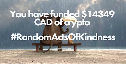 We spent 4 thousand dollars in one day on #randomactsofkindness