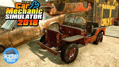 Jeep Willys Civilian Restoration // Car Mechanic Simulator 2018