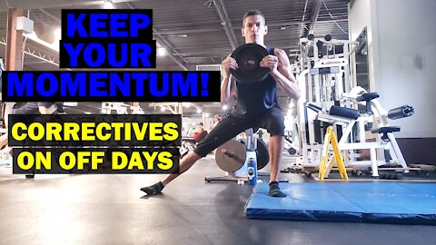 KEEP GYM MOMENTUM GOING - Corrective Exercise Days if You Hate Cardio (instead of skipping)