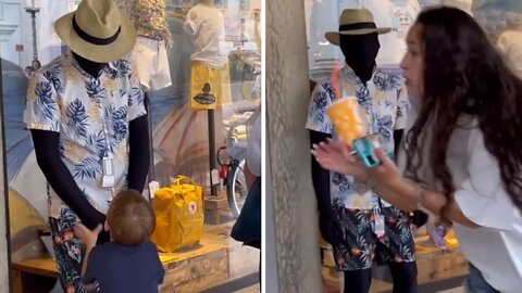 Epic Mannequin Prank Totally Scares People Passing By