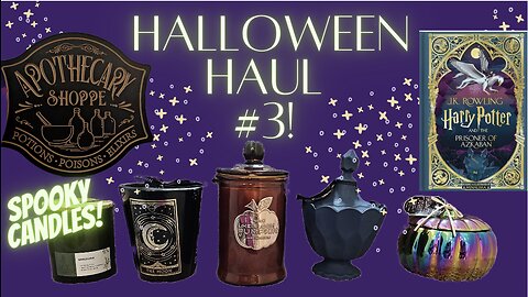 Halloween Haul #3 - Spooky Candles! - Homegoods, Ross, Dollar Tree, Barnes & Noble