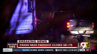 Crash near Paddock closes south I-75