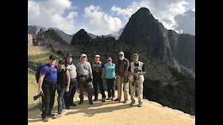 Ascent Of Huayna Picchu In Peru