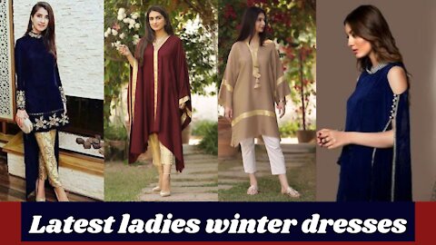 Latest winter dresses designs 2021-2022 | Casual Wear Dress Designing Ideas Collection