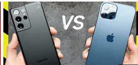 SAMSUNG GALAXY S21 ULTRA VS iPHONE 12 PRO MAX.