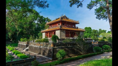 002 E Minh Mang Tomb Lost into the space of majestic temples with the beauty of time