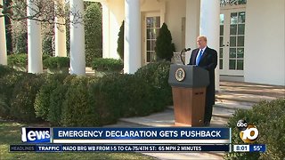 Emergency declaration gets pushback