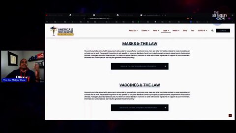 Vaccines, Dr. Robert Malone, and Legal Muscles | The Joe Mobley Show LIVE