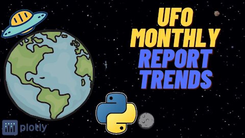 Analysing UFO Monthly Report Trends with Python (NUFORC Data)