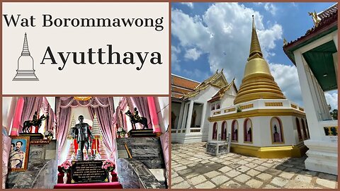 Wat Borommawong วัดบรมวงศ์ - Royal Temple Ayutthaya 2023 - King Rama V Shrine