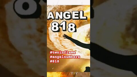 Twin Flame Angel Number 818 #twinflame #angelnumbers #shorts