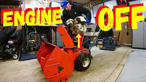 HOW TO REMOVE AN ARIENS SNO-THRO ENGINE EASILY