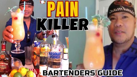 How to make Perfect PAINKILLER Cocktails/History & Tutorial/Best Cocktail