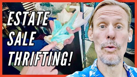 THRIFTING a VINTAGE ESTATE SALE! | Discount ANTIQUE SHOPPING