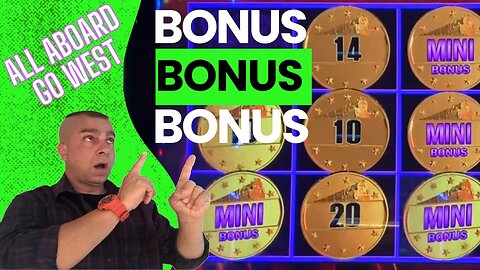 💥WOW! Bonus After Bonus On All Aboard Go West💥