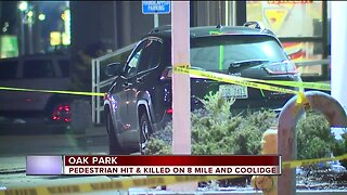 Pedestrian hit and killed on 8 Mile and Coolidge