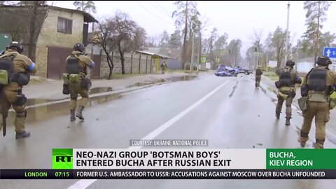 Neo-Nazi group "Botsman Boys" entered Bucha after Russian exit