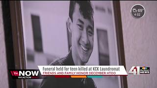 Friends and family honor teen killed in KCK Laundromat