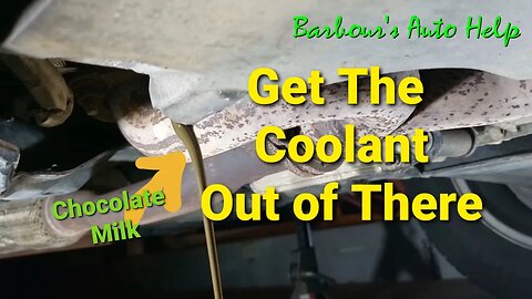 How To Get Coolant Out Of Engine Oil System