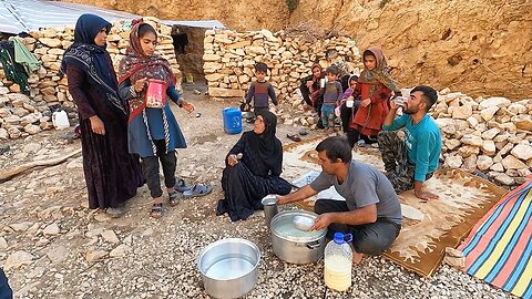 Nomadic Family Cooking 🍳 😋 Traditional Food For Poor Peoples 😢