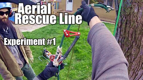 Climbing with a pre-installed Aerial Rescue Line: Experiment #1