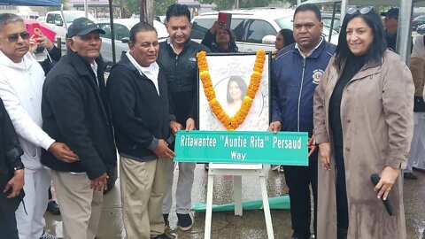 pt 2The #lions Rita Persaud #Ritapersaud Street Naming Ceremony on 103rd and 92nd Street Queens NY