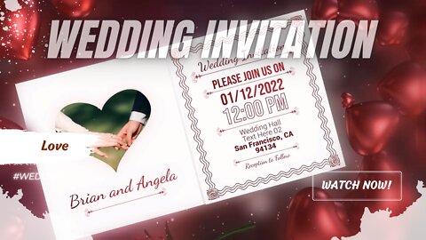 Make Professional Wedding Invitation Video - Guaranteed to Make your Guests Jealous #wedding #2022