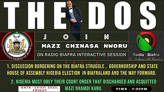 SPECIAL RADIO BIAFRA BROADCAST