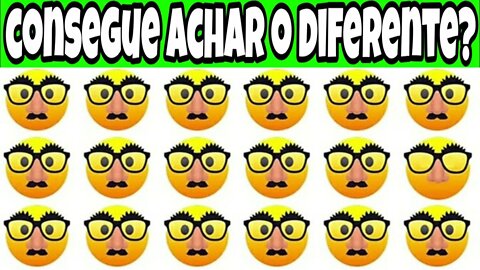 Encontre qual é o emoji diferente - Encontre o emoji diferente em 30 segundos!