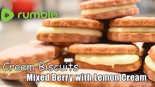 Mixed Berry with Lemon Cream Biscuits
