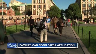 Families can begin FAFSA application