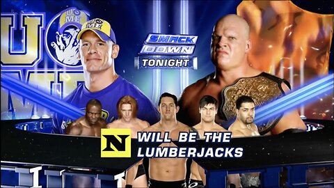 John Cena vs Kane - LumberJack Match (Full Match)