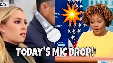 MIC DROP🤜🎤on Karine Jean-Pierre by FOX Reporter Jacqui Heinrich over Title 42 BORDER CRISIS LIE!