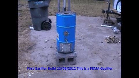 First FEMA Gasifier Build Video 01 - 12/09/2012