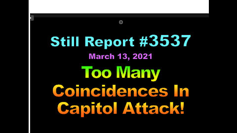 Too Many Coincidences in Capitol Attack, 3537