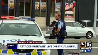 Social media sites working to remove video of New Zealand mosque attack