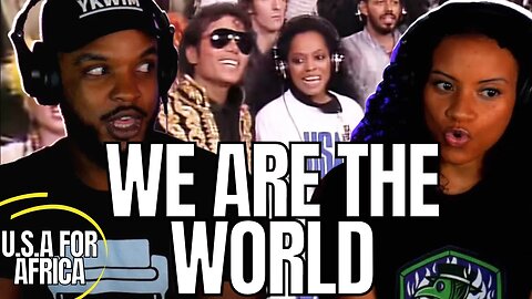 OUR FIRST TME!! 🎵 U.S.A. For Africa - We Are The World Reaction
